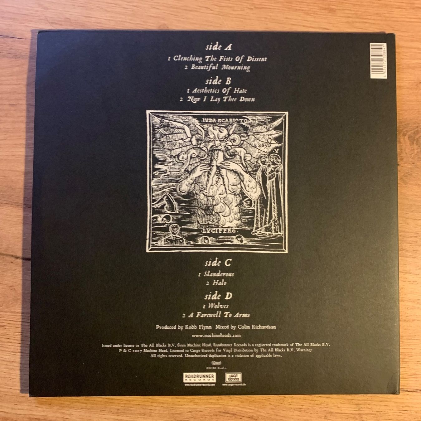 Dischi in vinile: MACHINE HEAD - THE BLACKENING...OG GER 2007...EX/EX – Usato da Gals venduto da Diskopat 1