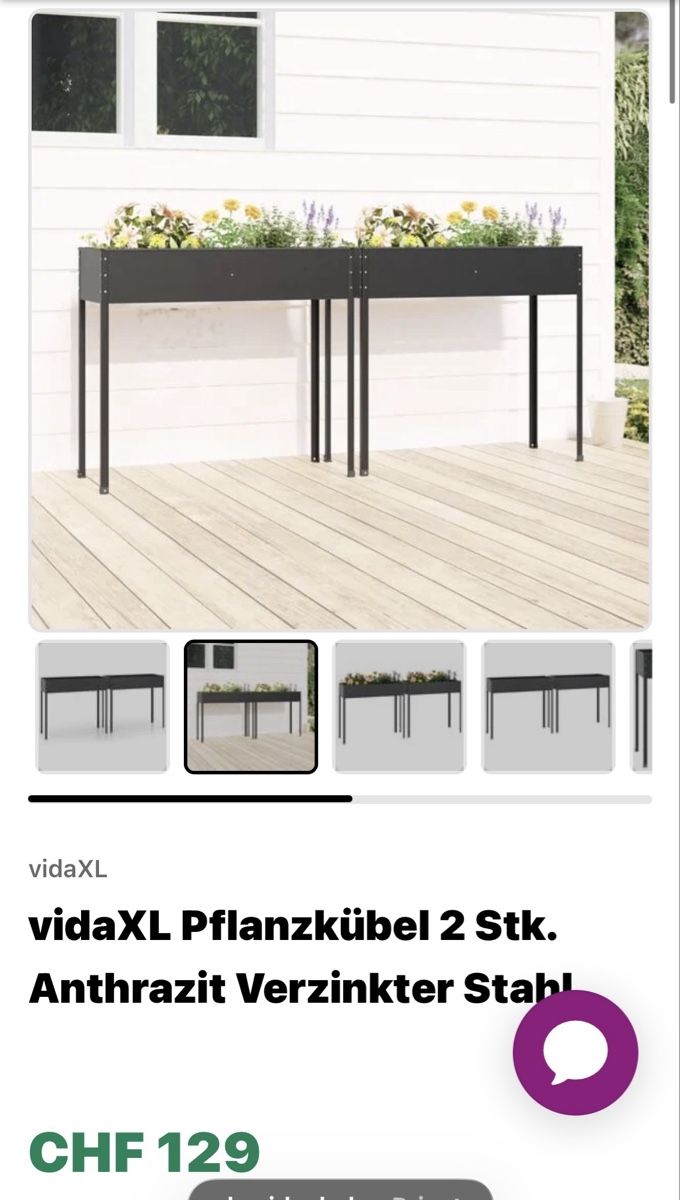 Vasi per fiori: Pflanzenkübel neu 2 stk – Nuovo e nell'imballaggio originale da Niederried b. Kall venduto da NicoleS25