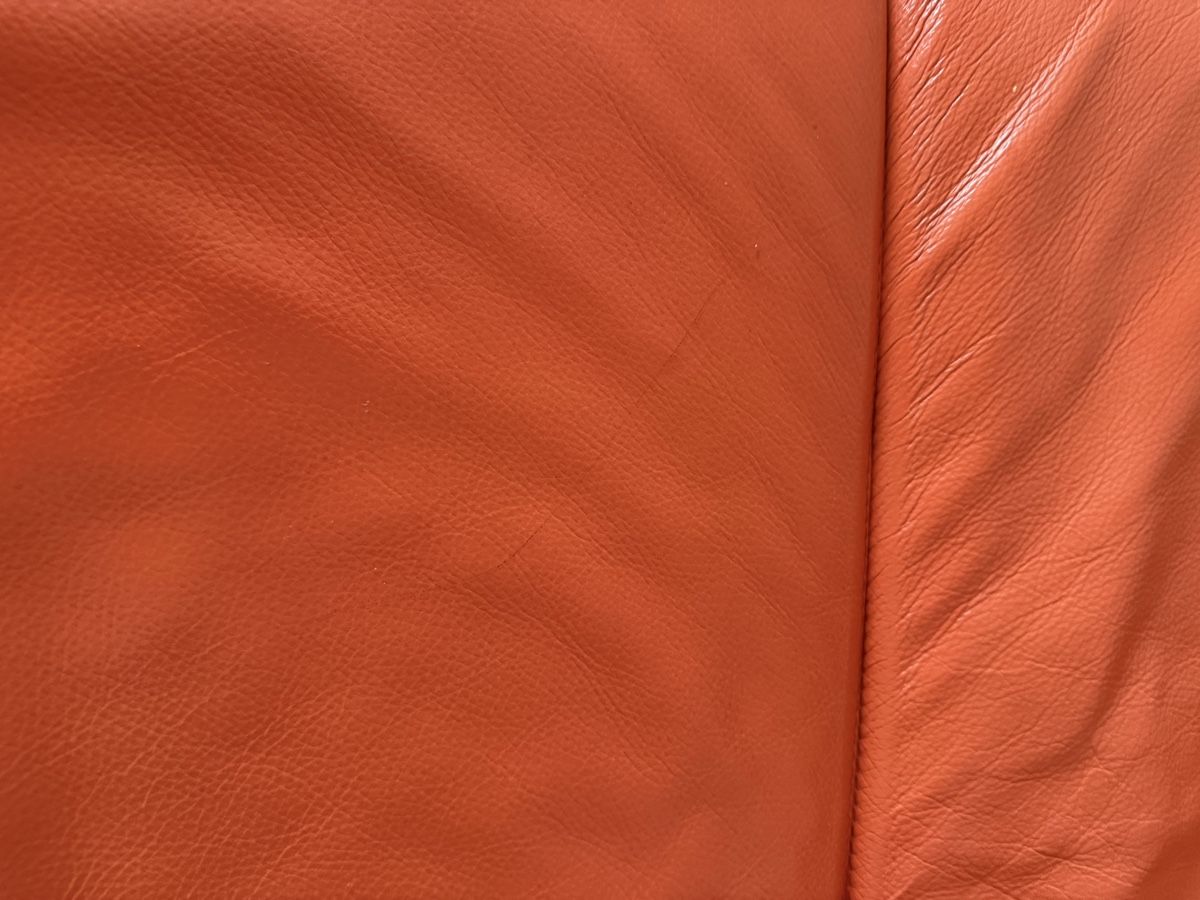 Sofas: Canapé Arketipo cuir orange  – Gebraucht aus Bulle von Lamontagne66 4