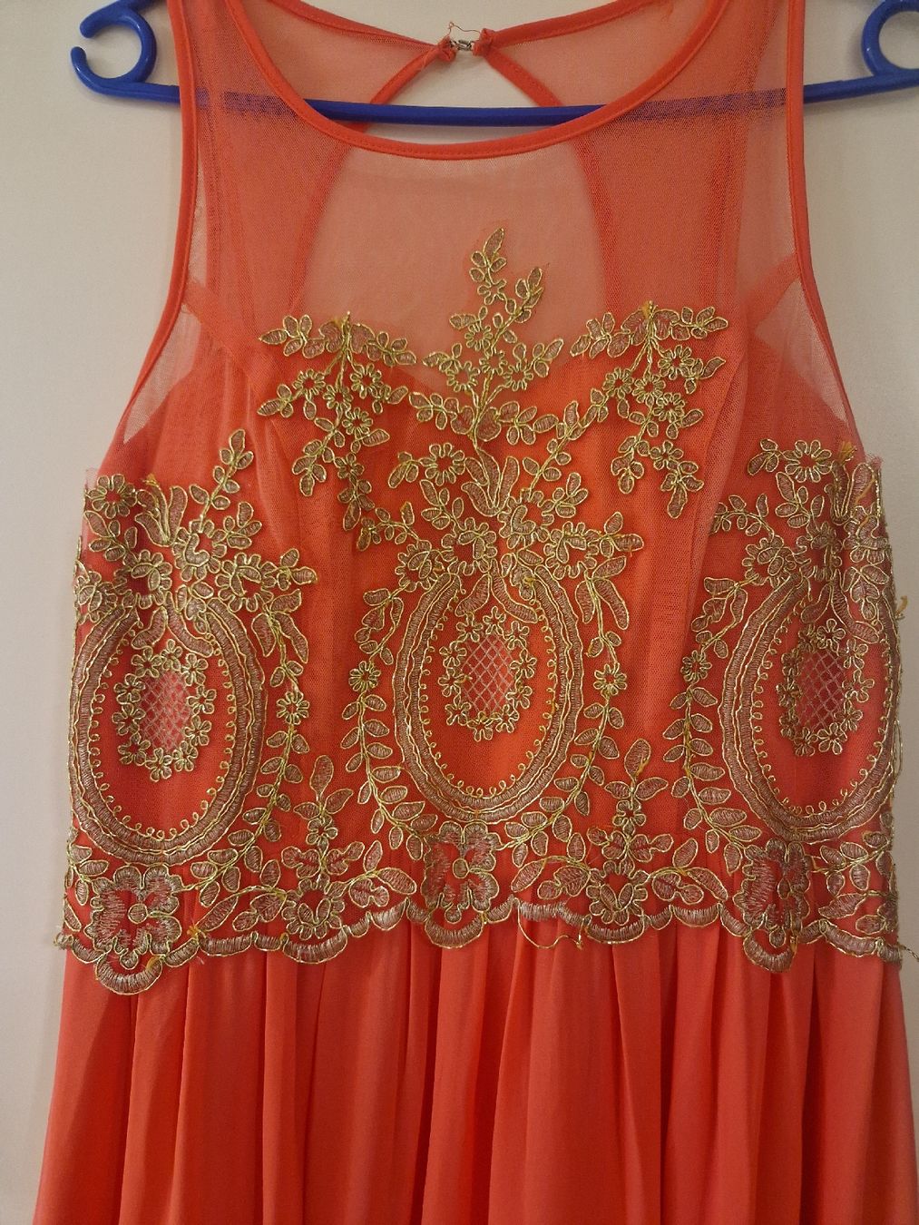 Kleider: Abendkleid rosa/orange M/L – Neu (gemäss Beschreibung) aus Ebikon von kov_9vqb 1