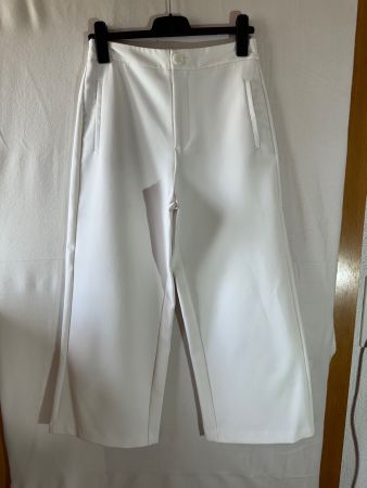 Weisse Hose von Stradivarius Gr. 38