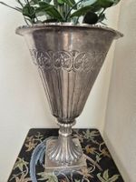 Superbe Vase en métal argenté Vintage, années 1900