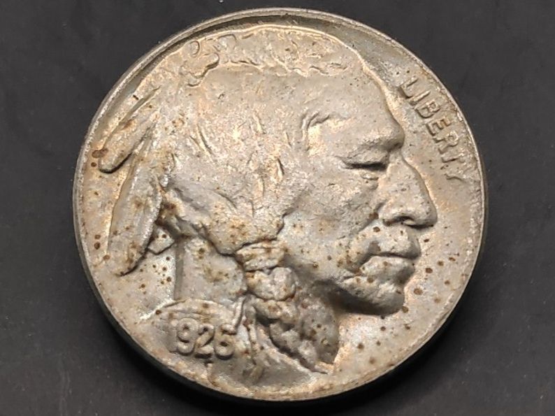 Alle Münzen: 1926 - 5 Cent "Buffalo Nickel" – Gebraucht aus Sirnach von Trekk64
