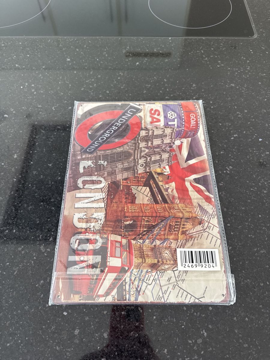 Alle Dekorationen: Cooles London Blechschild, Deko, neu & originalverpackt! – Neu und originalverpackt aus Neftenbach von fab_7vh9 1