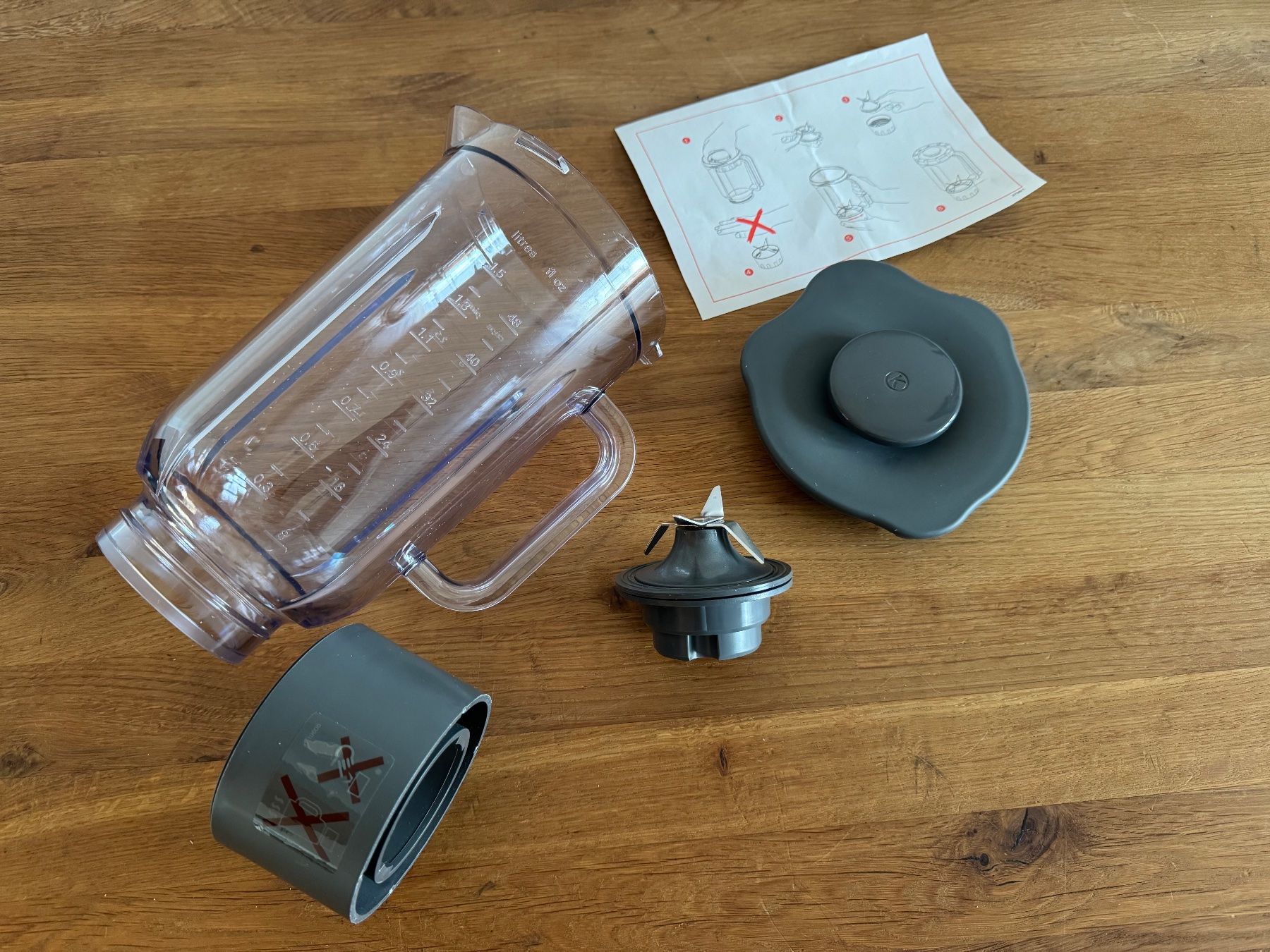 Kenwood Elettrodomestici da cucina: Kenwood Glas-Mixaufsatz Neu – Nuovo (secondo la descrizione) da Frauenfeld venduto da max11116 3