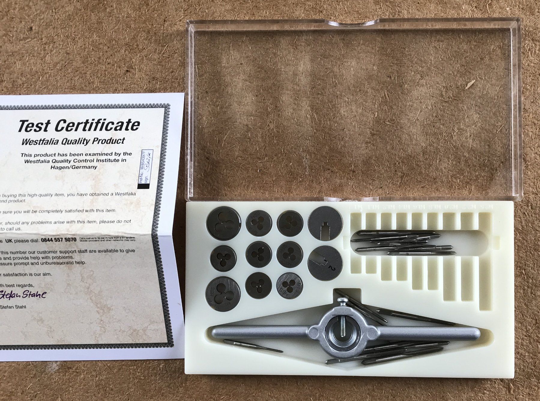 Kits de montage: MODELLBAU -GEWINDESCHNEIDESATZ WESTFALIA ORGINALVERPACKT – Neuf avec emballage d'origine à Ostermundigen par wini63 1
