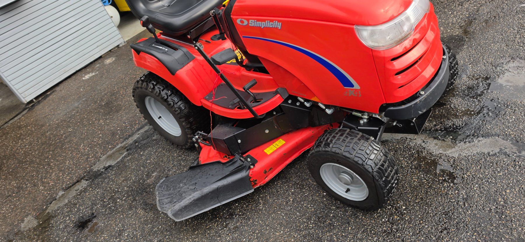 Rasenmäher: Simplicity Rasentraktor Conquest 4x4 – Gebraucht aus Rain von Fafan069 4