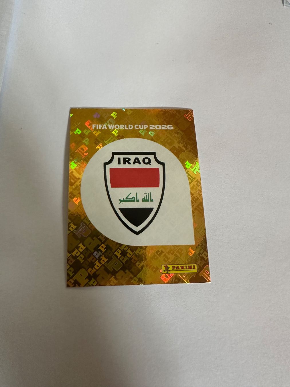 Panini Cartes à collectionner: PANINI IRQ1 IRAQ – D'occasion à Payerne par mike_lth