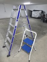  Alu-Doppelstufenleiter PRAKTIKA 2x6 Stufen-EN 131,150 KG