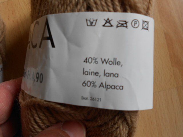 Lana: Wolle mit ALPACA natur-Farben – Usato da Flühli LU venduto da primula-47 3