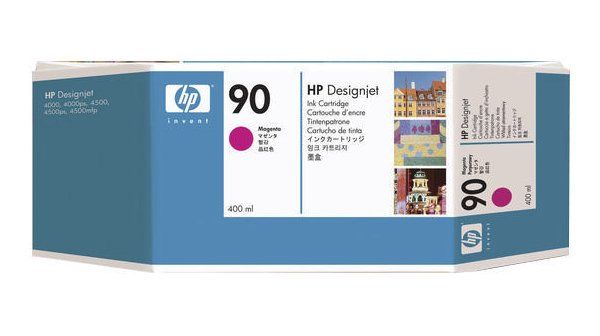 Hewlett Packard Cartucce per stampanti & toner: HP Tinte No.90 400ml magenta C5063A – Nuovo (secondo la descrizione) da Fehraltorf venduto da loremgmbh