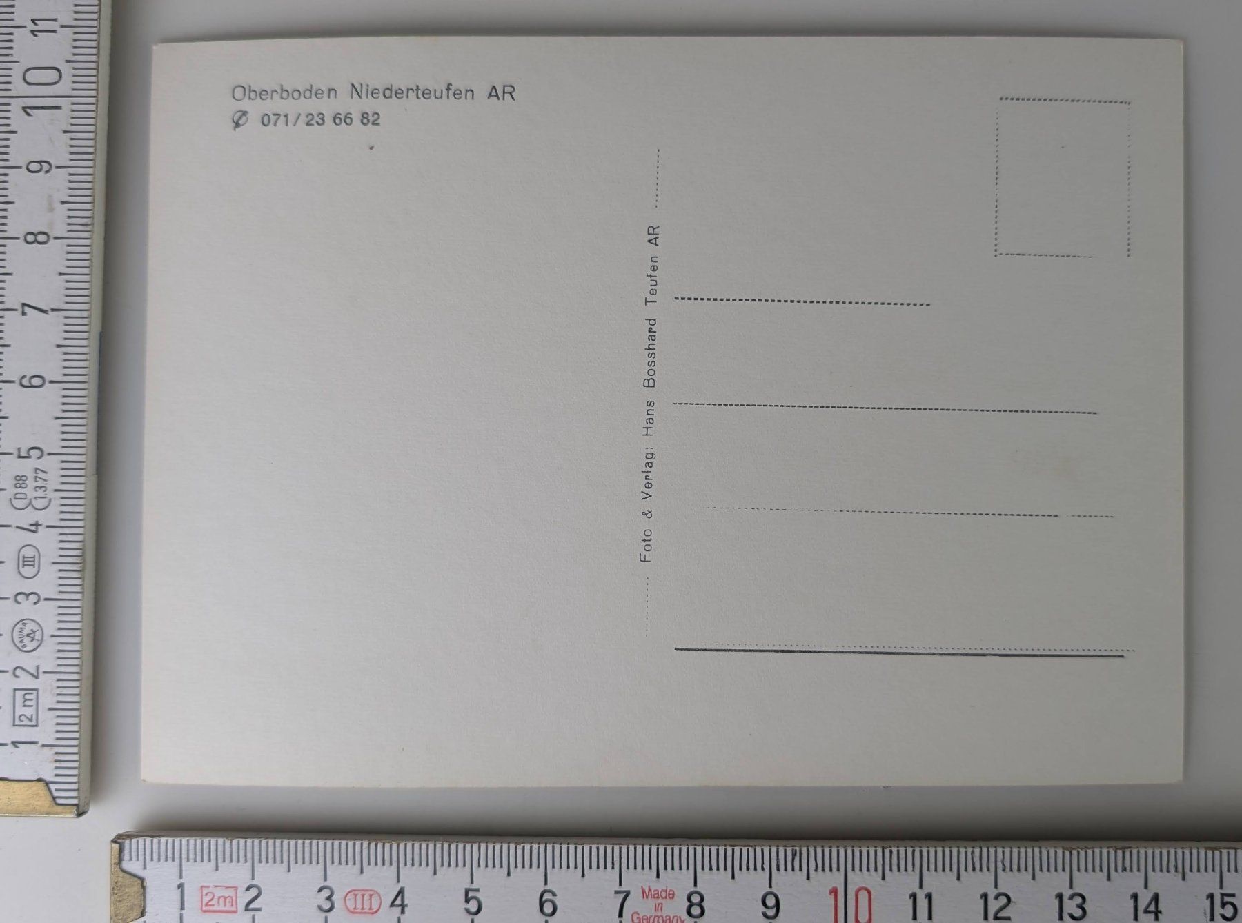 Ansichtskarten: Alte Ansichtskarte Niederteufen AR, ungelaufen – Neu (gemäss Beschreibung) aus Zürich von axolottchen 1