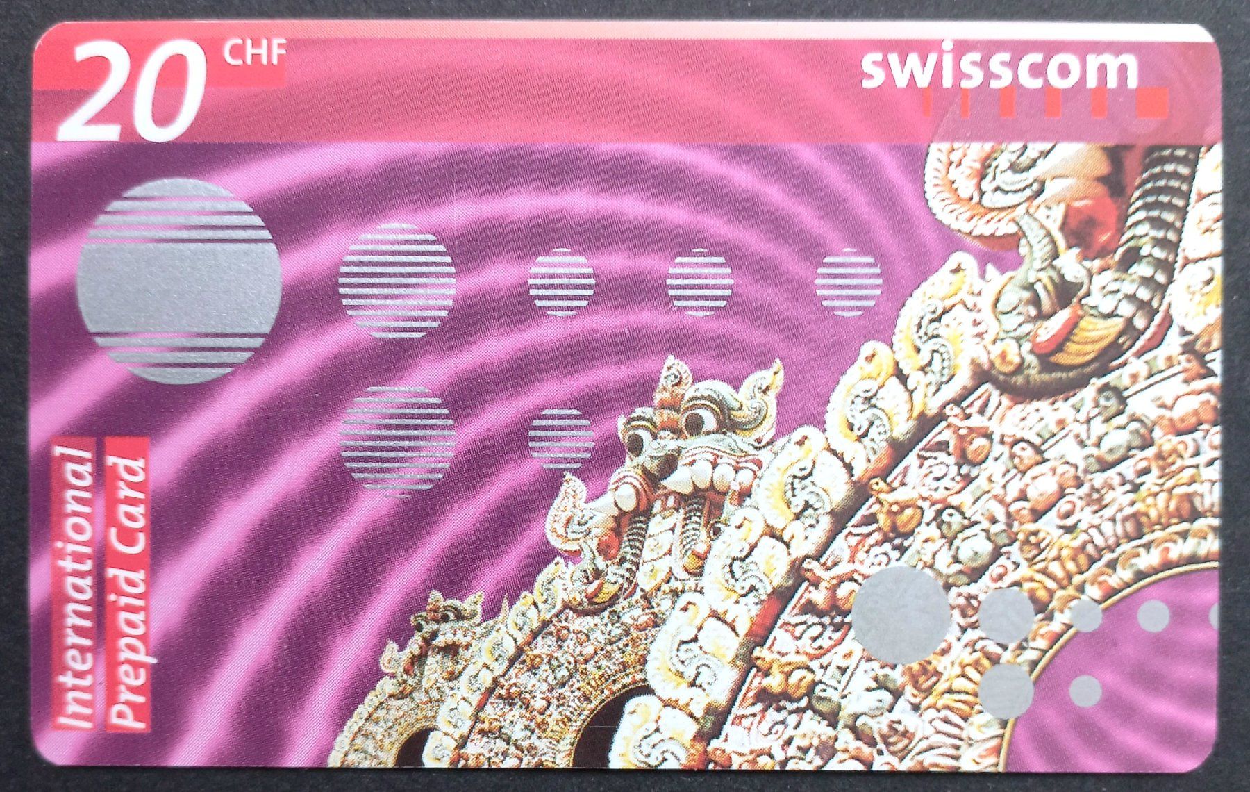 Swisscom Schede telefoniche: Taxcard Phonecard - Bali - CH – Usato da Niederuzwil venduto da lubimaja