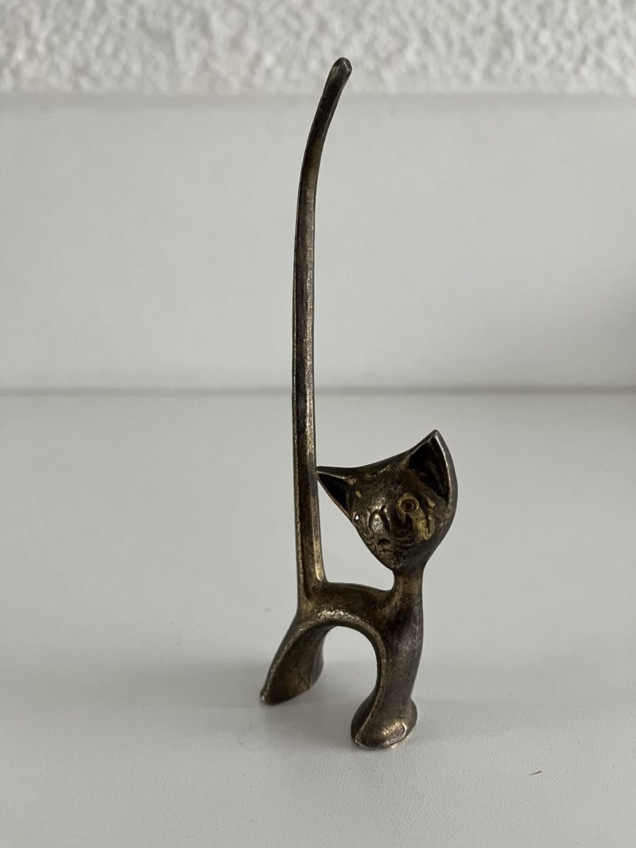 Statuette: Vintage Ringhalter aus Metall – Usato da Wetzikon ZH venduto da seli03 1