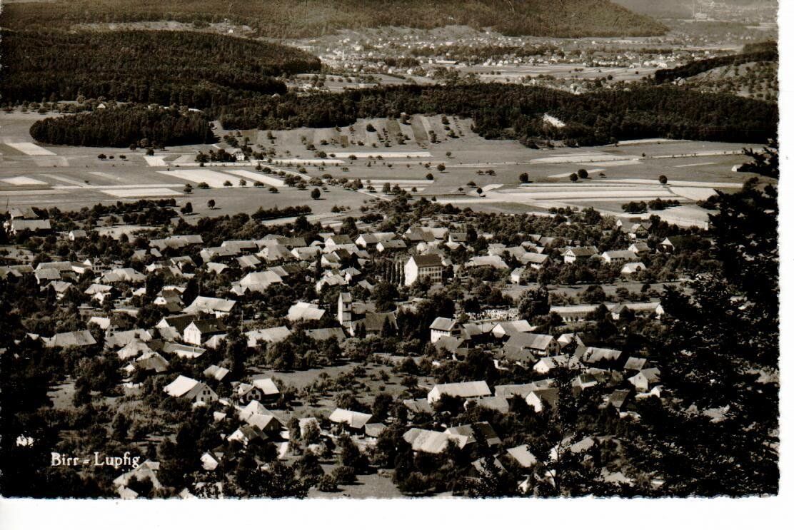 Cartoline postali: Birr - Lupfig 1958 – Usato da Wolhusen venduto da Curver9