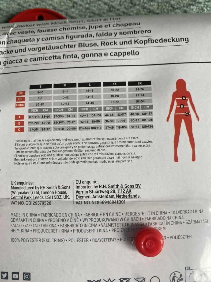 Costumi: Viktorianisches Nanny Kostüm Grösse L – Nuovo e nell'imballaggio originale da Luzern venduto da Willimaus 2