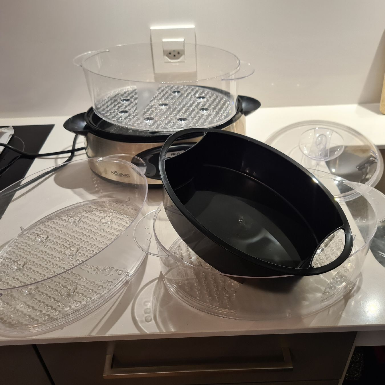 Appareils de cuisine: König Steamer mit Digitalanzeige – D'occasion à Steinen par turbogeiss99 4