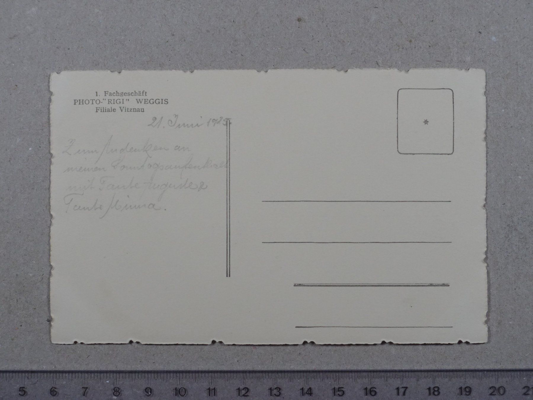 Cartoline postali: Weggis, Schiff – Usato da Lenzburg venduto da fh1 1