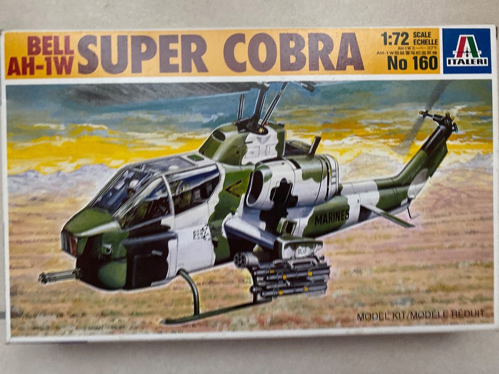 AH-1W Super Cobra Modellbauset | 1/72 | Italeri | Kaufen auf Ricardo