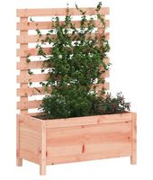 XL Pflanzkübel / Rankhilfe 79x39,5x114 cm massiv Douglasie