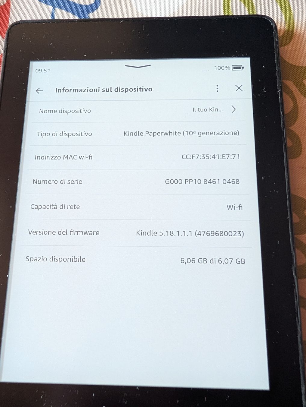 Amazon Tablet PC: Kindle Paperwhite 10° generation – Usato da Vezia venduto da ste_x2rb 6