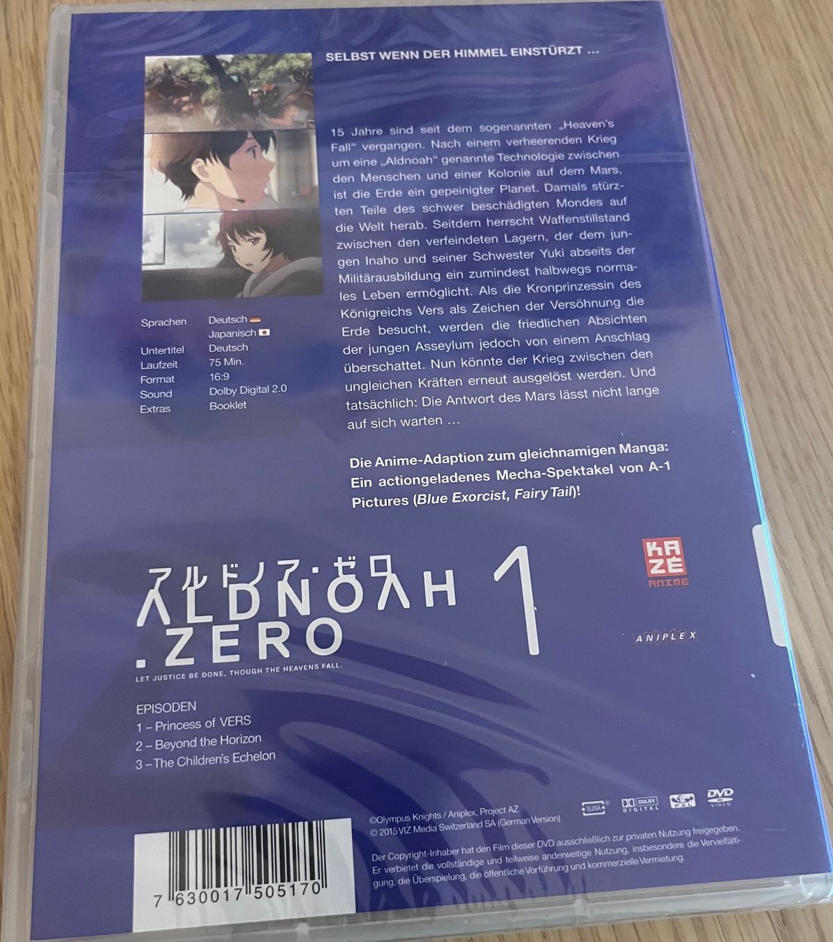 Alle DVDs: Aldnoah Zero - Vol. 1 – Neu und originalverpackt aus Schellenberg von xShaynex 1