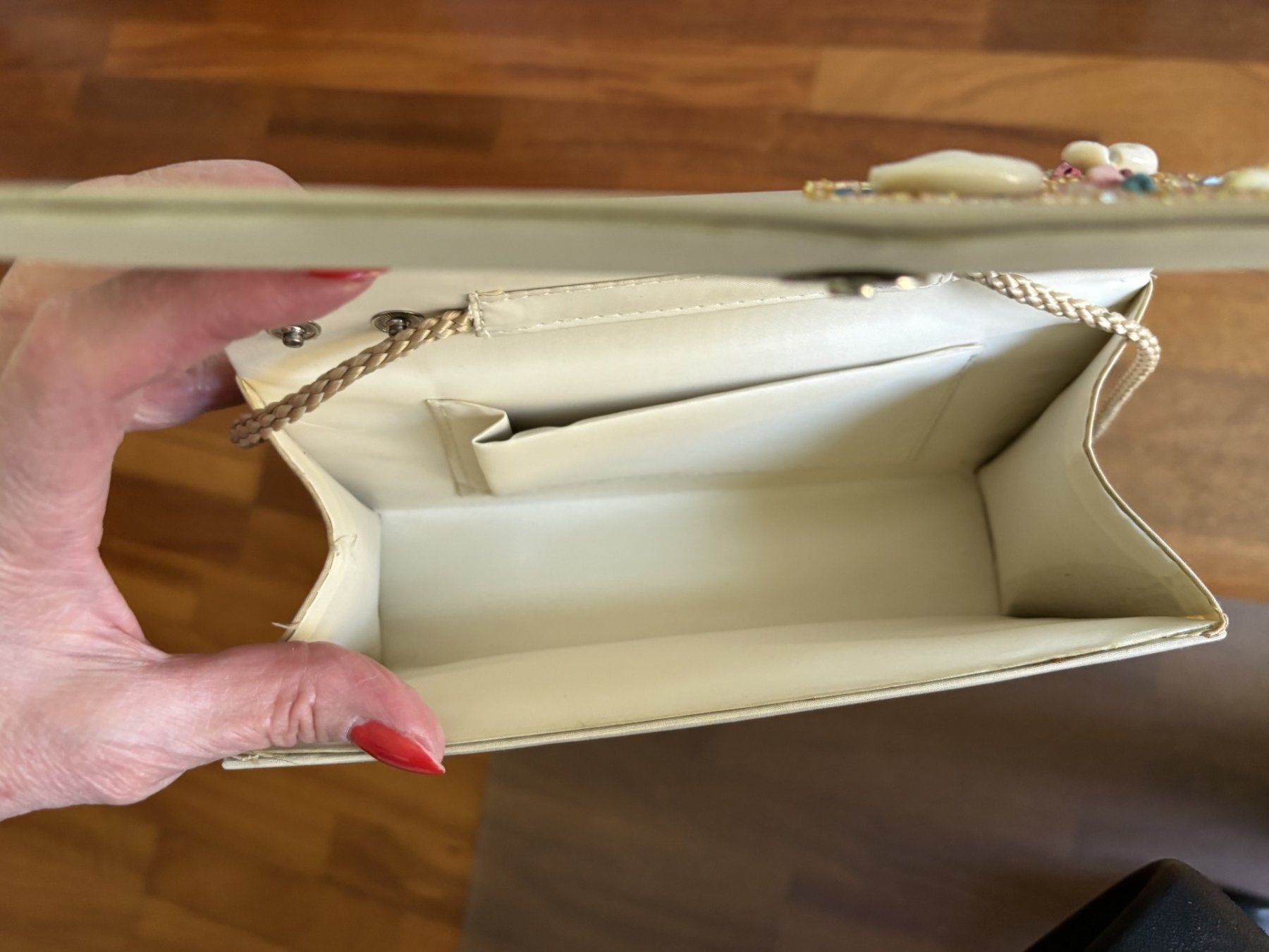 Ensoie Borse da donna: Sac en soie beige – Usato da OBERENGSTRINGEN venduto da Lolo6316 3