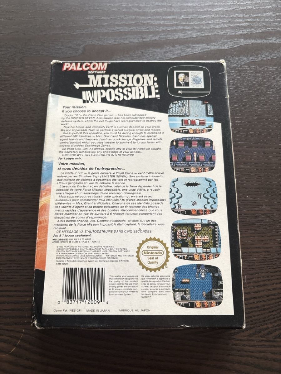 Nintendo Giochi: Jeu Retro Mission Impossible Nintendo Nes – Usato da Meyrin venduto da did_bqr5 1