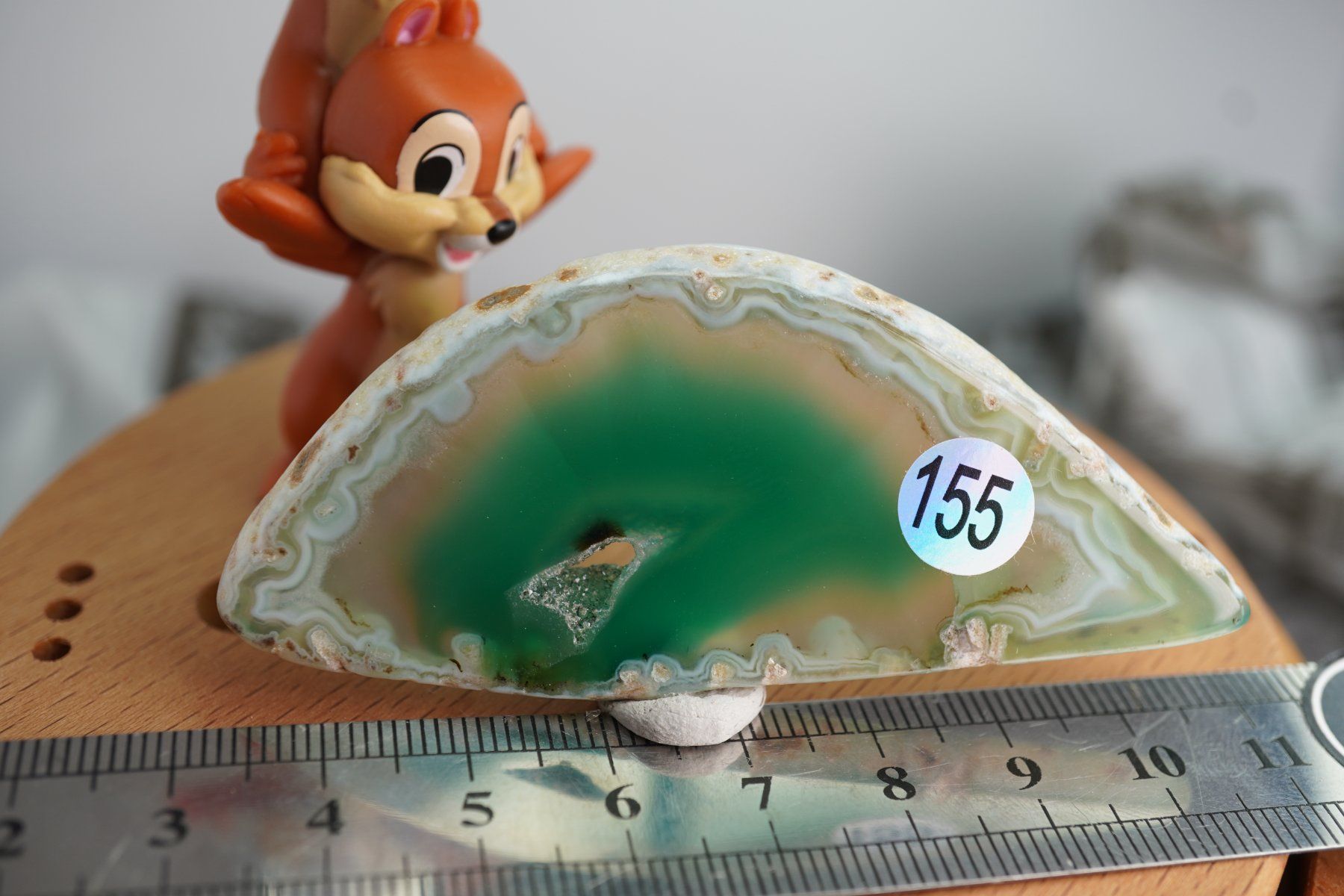 Mineralien & Heilsteine: Achat Scheibe Grün  (Räumung!) – Neu und originalverpackt aus Eschenbach SG von topstone 3