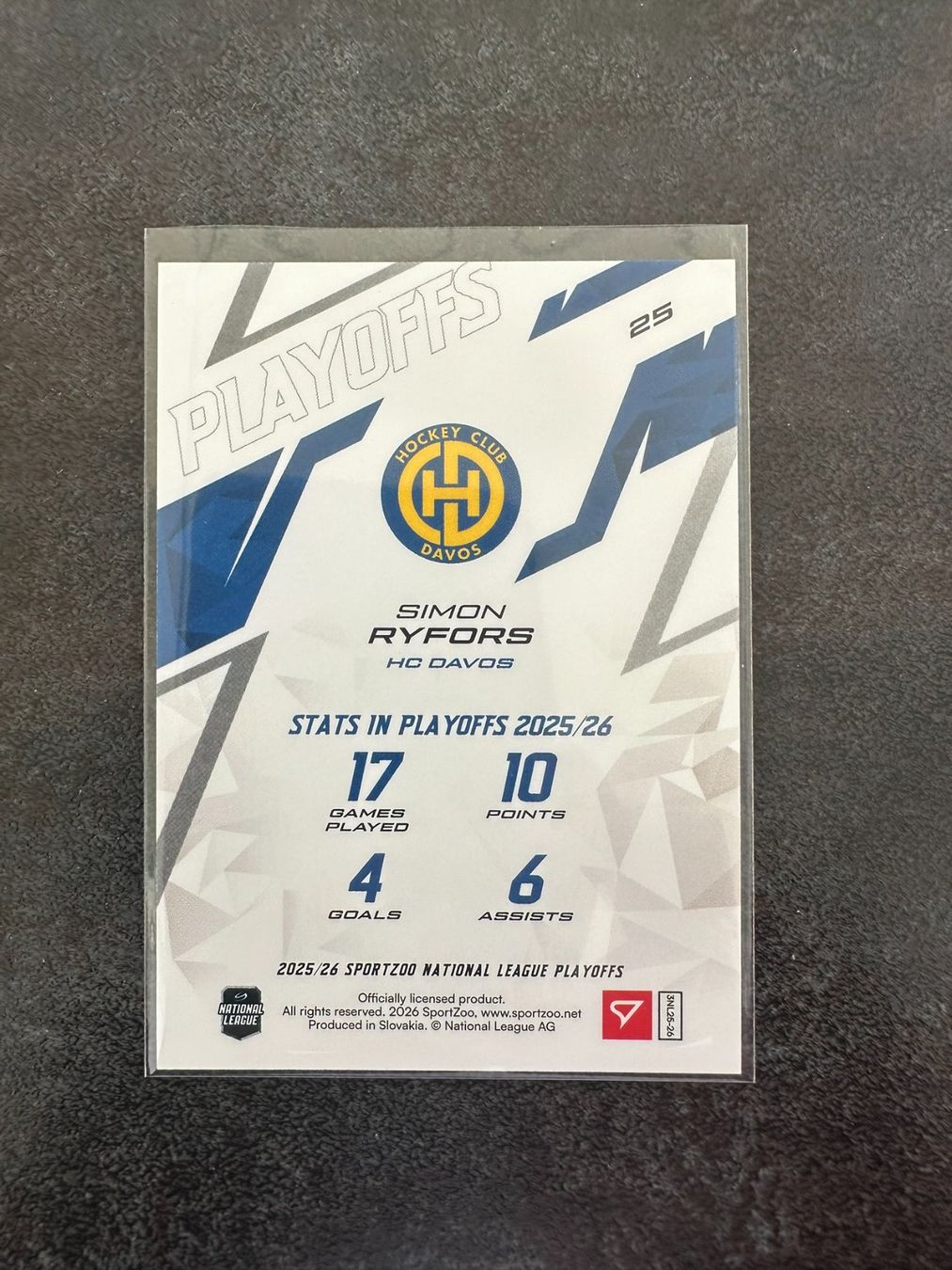 Sportzoo Sammelbilder & Trading cards: Sportzoo HCD Simon Ryfors Base 51/60 – Neu (gemäss Beschreibung) aus Marsens von Yoyokix 1