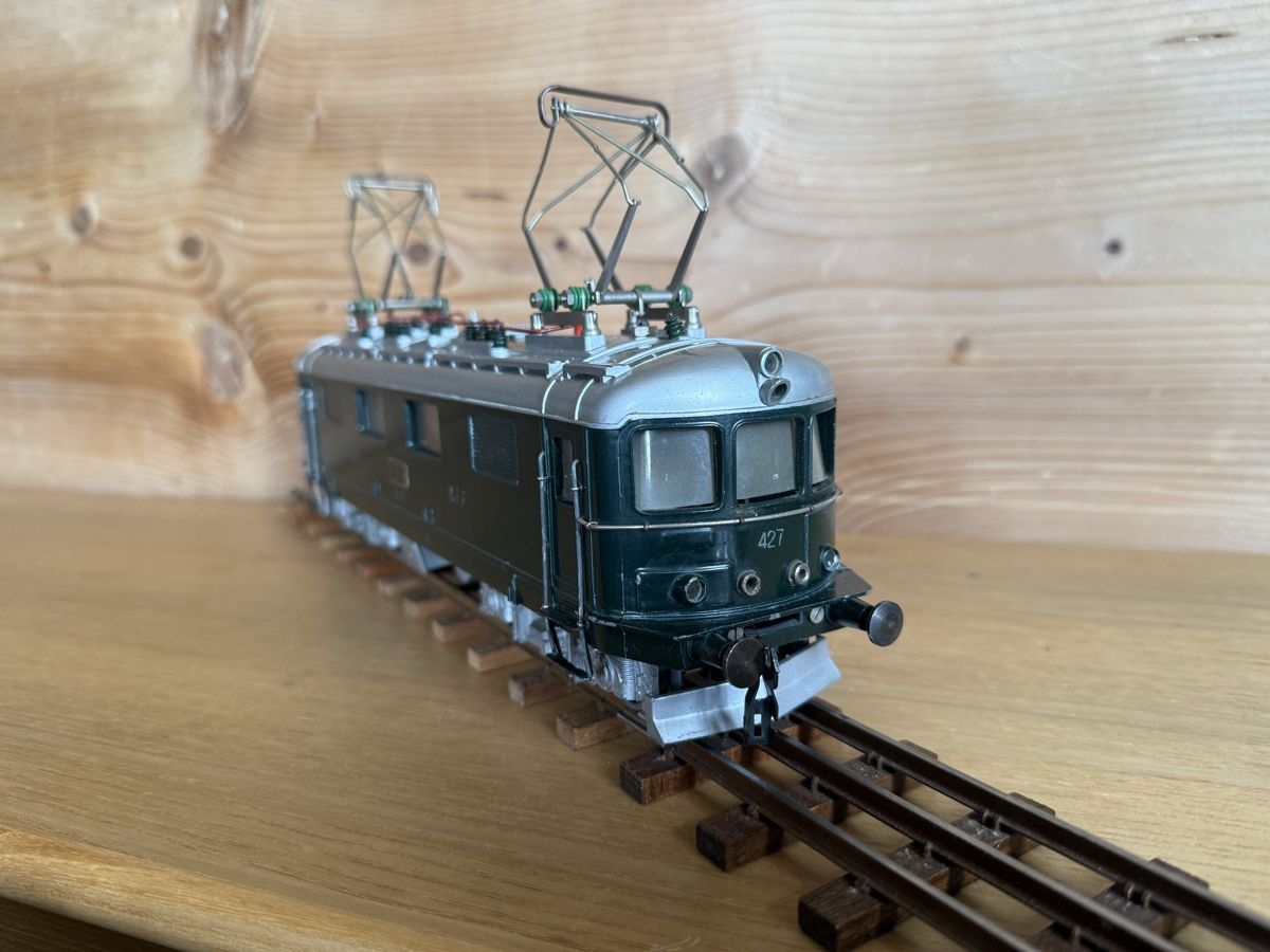 Hag Modellini di ferrovie: HAG Re 4/4 I DC 2 Motoren mit Originalkarton  – Usato da Amden venduto da vipernatter 4