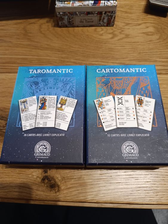 Jeu de carte de divination le Taromantic en 26 cartes