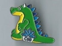 Krokodil Pin