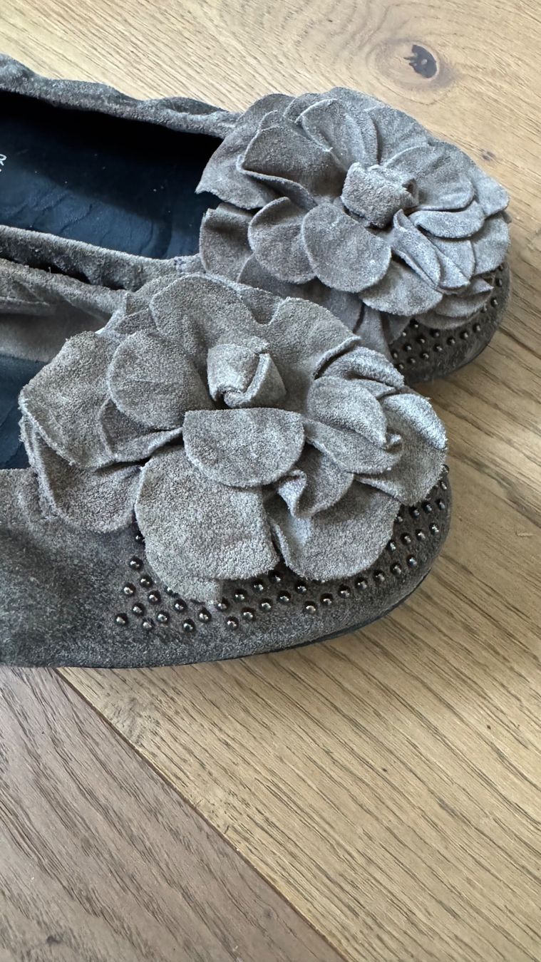 Kennel + Schmenger Damenschuhe: Kennel+Schmenger Leder Ballerina in Taupe Gr38 – Gebraucht aus Riehen von To120 3
