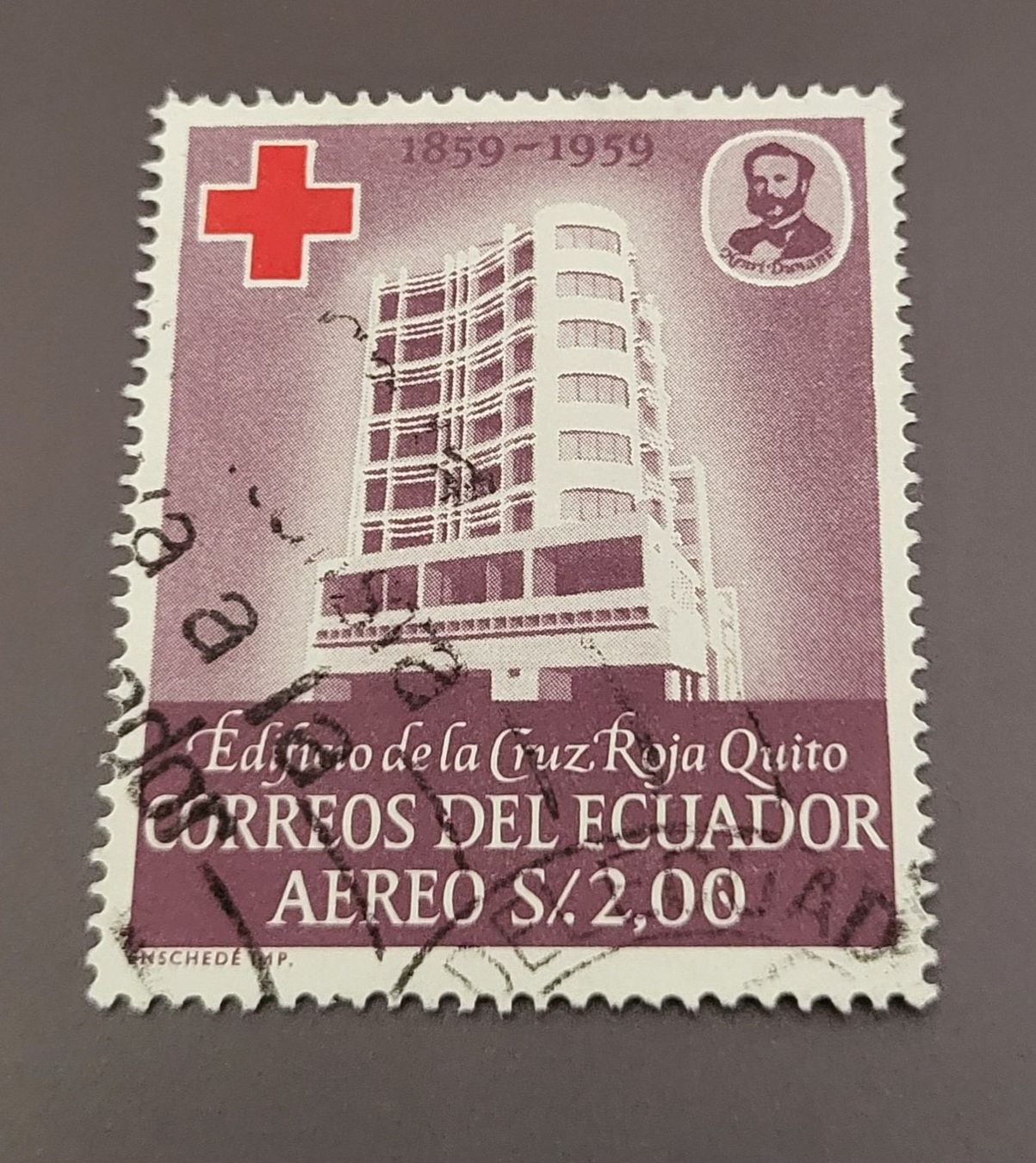 Tous les timbres: Ecuador 1960 Rotes Kreuz briefmarke – D'occasion à St Gallen par Stampsalshobby