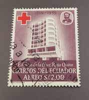 Ecuador 1960 Rotes Kreuz briefmarke