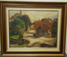 E. Taillens. Intérieur   village vaudois
