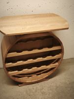 Flaschenregal Holz Fassform guter Zustand