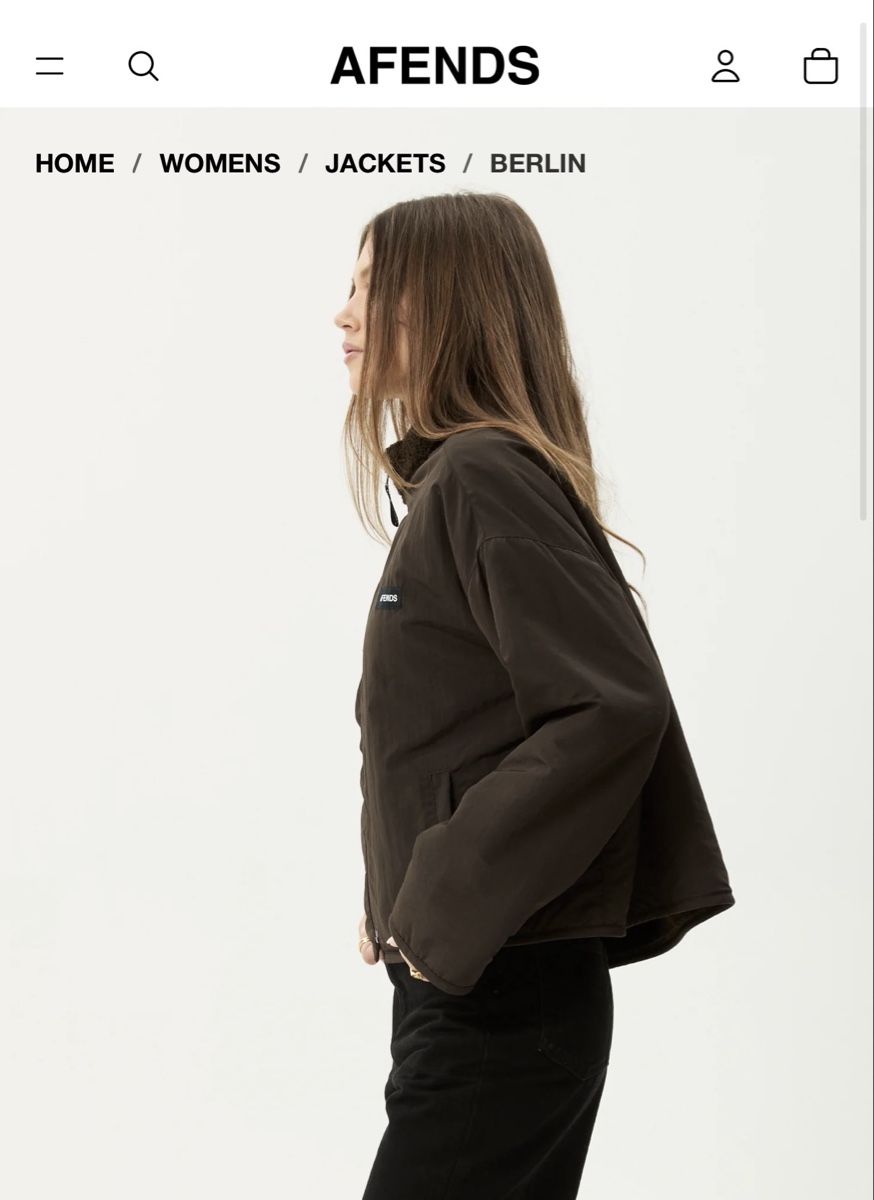 Giacche: AFENDS Reversible Berlin Jacket in coffee Size S – Usato da Zürich venduto da sch_2jyl 6