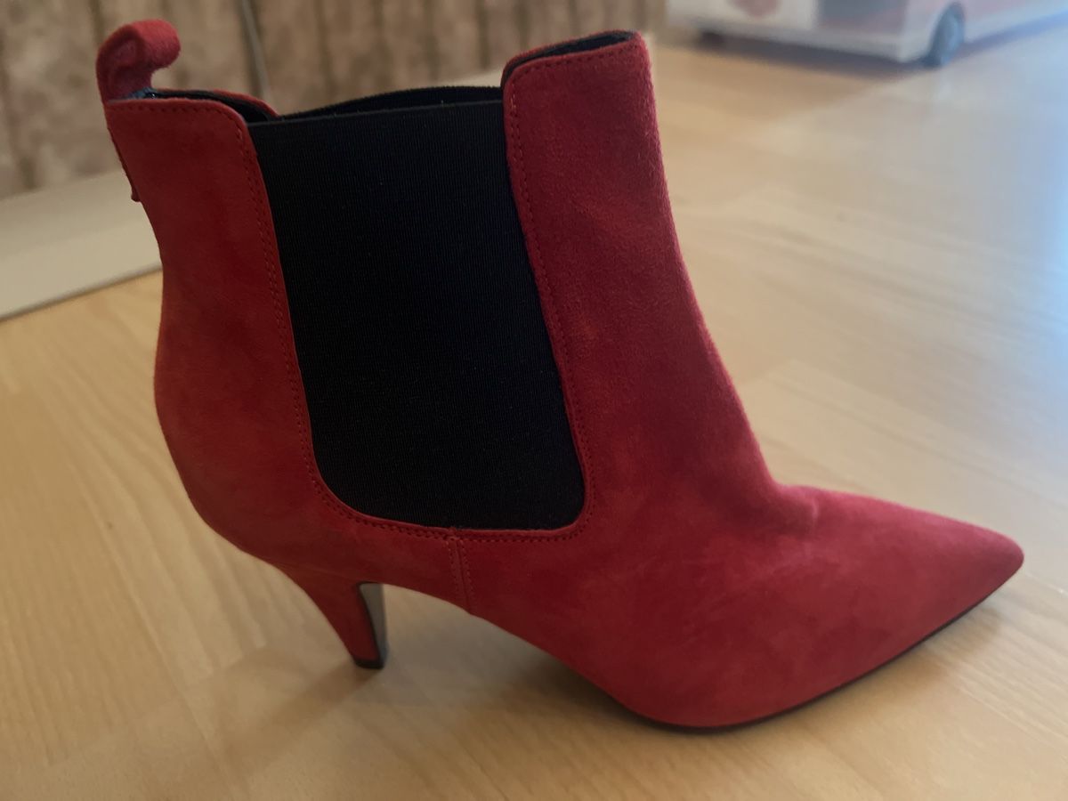 Scarpe da donna: Rote Stiefeletten von Navyboot Gr. 39 – Nuovo (secondo la descrizione) da Thun venduto da Golden-Gate