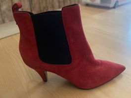 Rote Stiefeletten von Navyboot Gr. 39