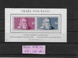 Block 1948 ** Kat: CHF 100.-