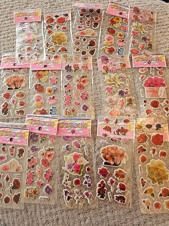 Sticker: Stickers / Aufkleber Blumen Rosen – Nuovo e nell'imballaggio originale da Zürich venduto da tanner83