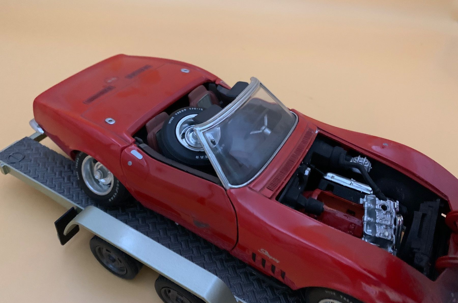 Chevrolet Modellini d'auto: 1969 Wrecked Corvette + Trailer 1:18 – Usato da Epautheyres venduto da LordSkull 6
