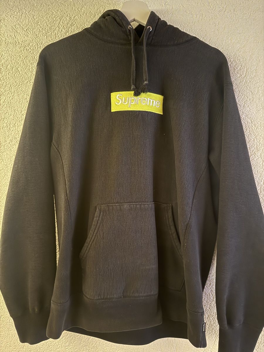 Maglioni & Felpe: Kapuzenpullover Supreme Box Logo (FW17) schwarz – Usato da Bolligen venduto da lee_orange