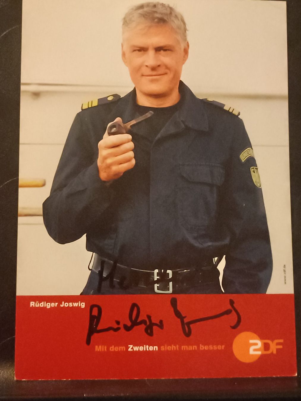 Autogramme: Rüdiger Joswig - handsignierte Autogrammkarte – Gebraucht aus Menziken von Artographs