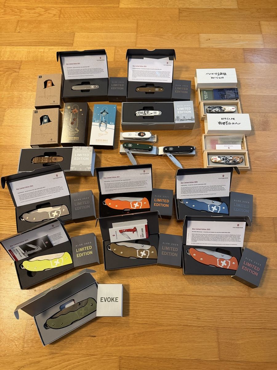 Victorinox Couteaux de poche: Victorinox Sammlung – Neuf (Voir description) à Jegenstorf par r_bue