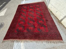 Ersari Alter Teppich handgeknüpft 315x238cm sauber