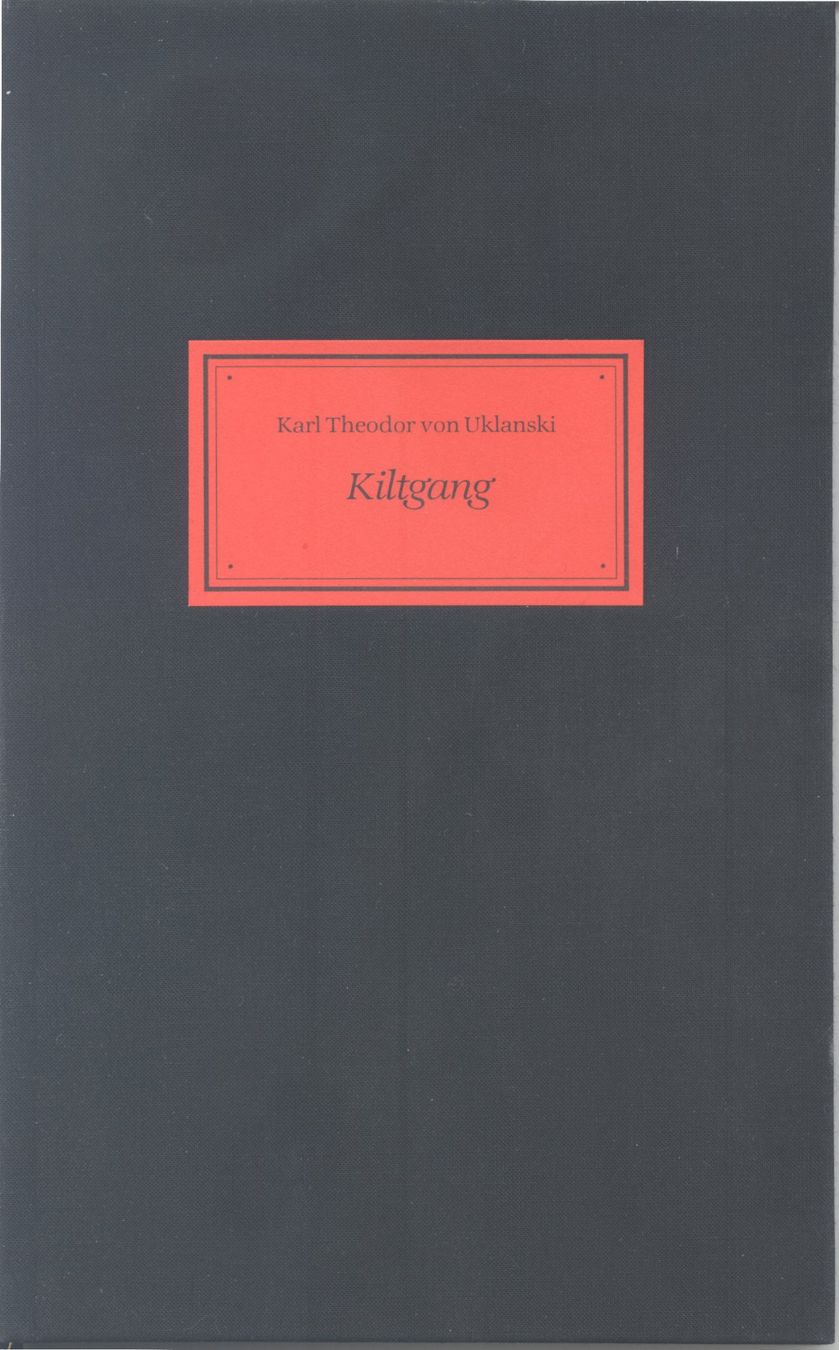 Libri: KILTGANG - Karl Thodor von Uklanski – Nuovo (secondo la descrizione) da Biel/Bienne venduto da 07helios032