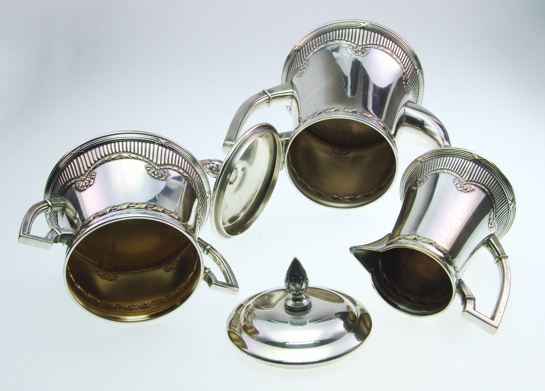 WMF Set di piatti: WMF Kaffee - Servier Set versibert jugendstil Straussenpunze – Usato da Langenthal venduto da TolleGeschenke2026 3